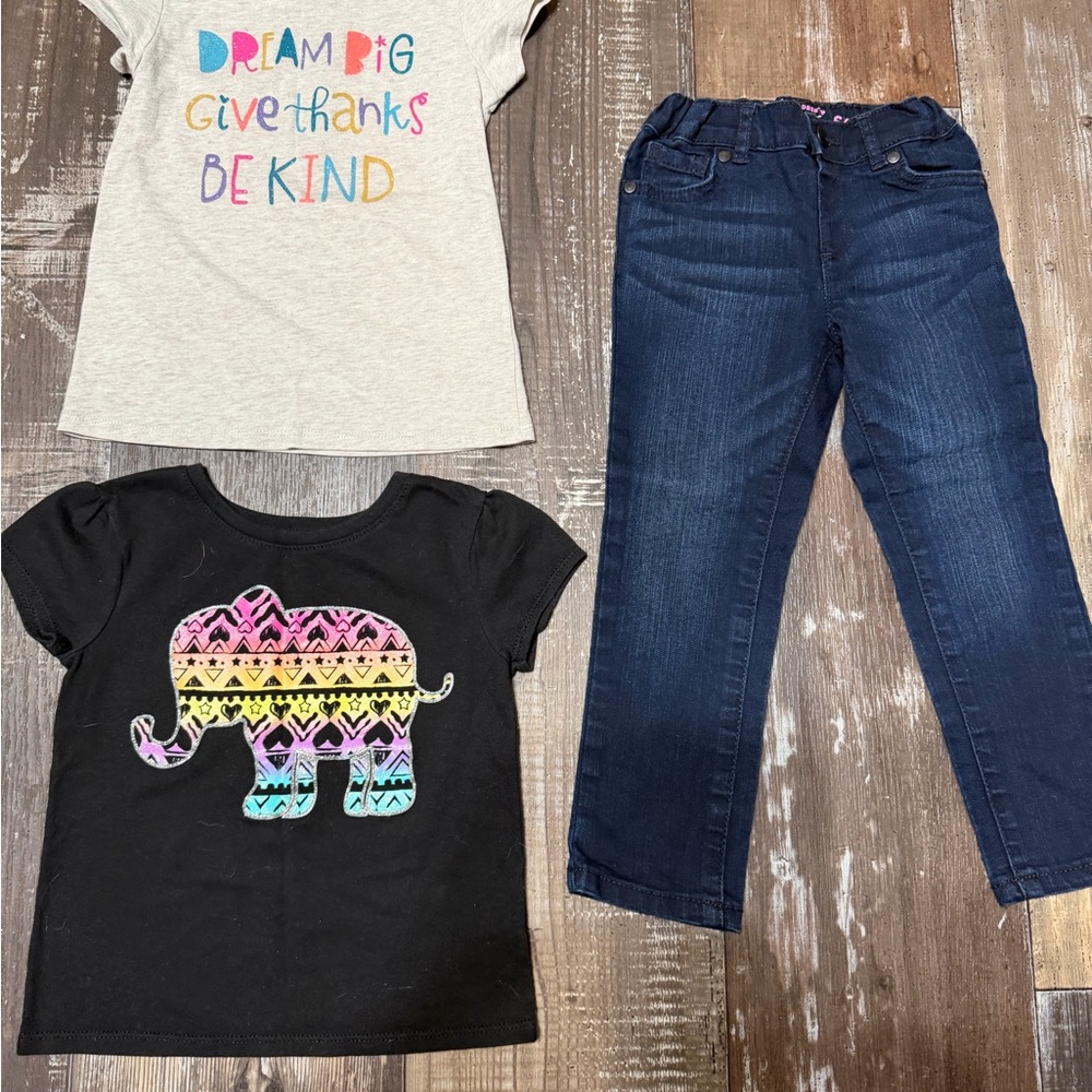 Girls tee and Jean bundle